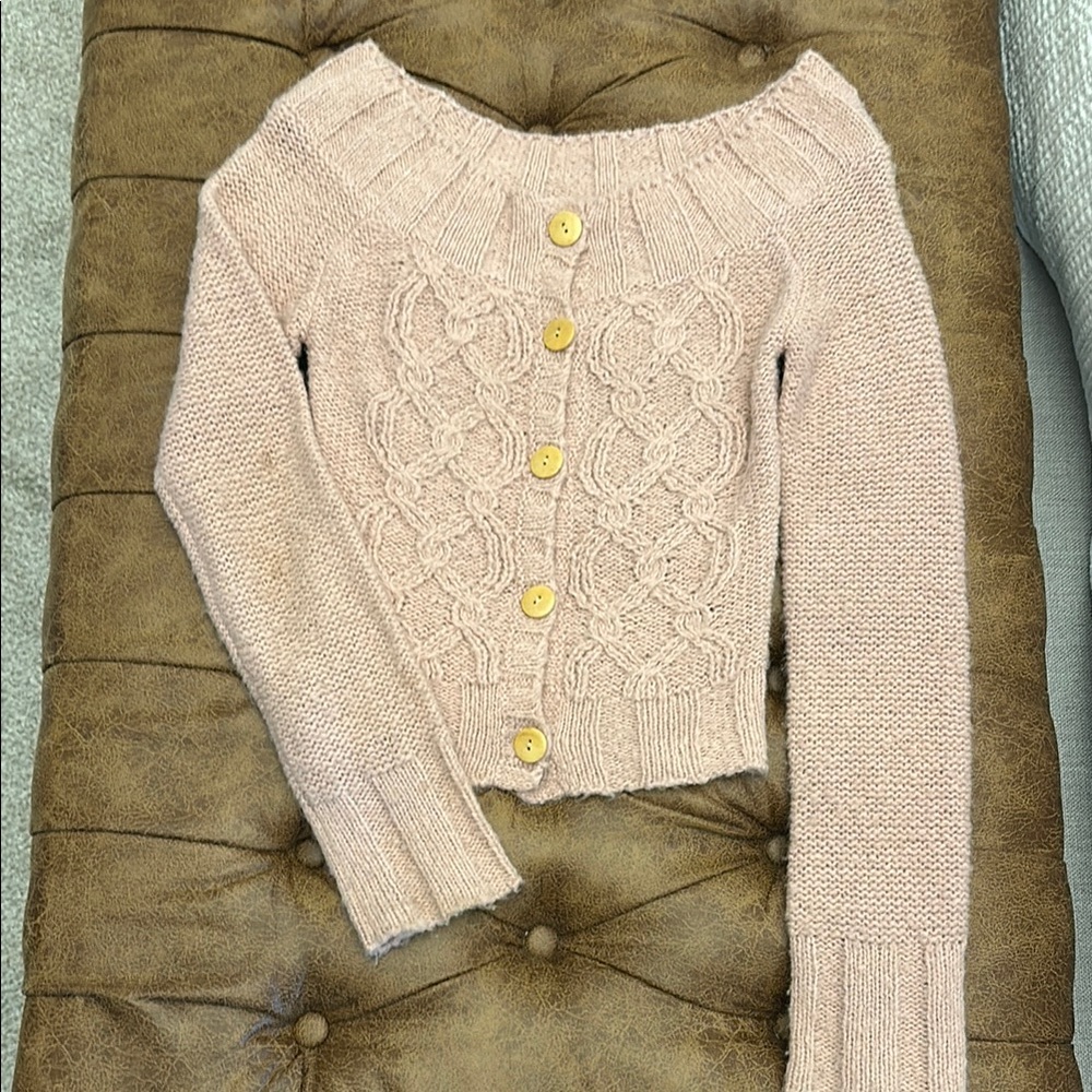 Women's Pink Knit Sweater